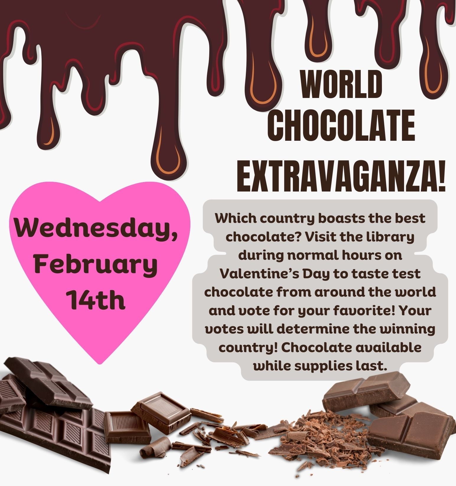 2024 World Chocolate Extravaganza BILL MEMORIAL LIBRARY   Mailchimp Chocolate Extravaganza 2024 